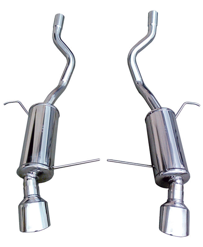 100% Inox Échappement Double sur mesure pour BMW X5 3.0D 2001- Droite/Gauche 120x80mm