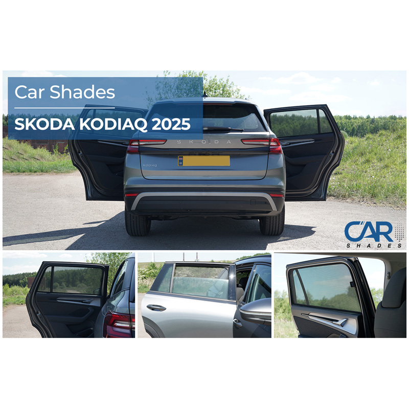 Set de Car Shades (portes arrières) sur mesure pour Skoda Kodiaq II (PS7) 2024- (2-pièces)