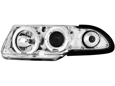 Phares Opel Astra F Angel Eyes 94-97 chrome