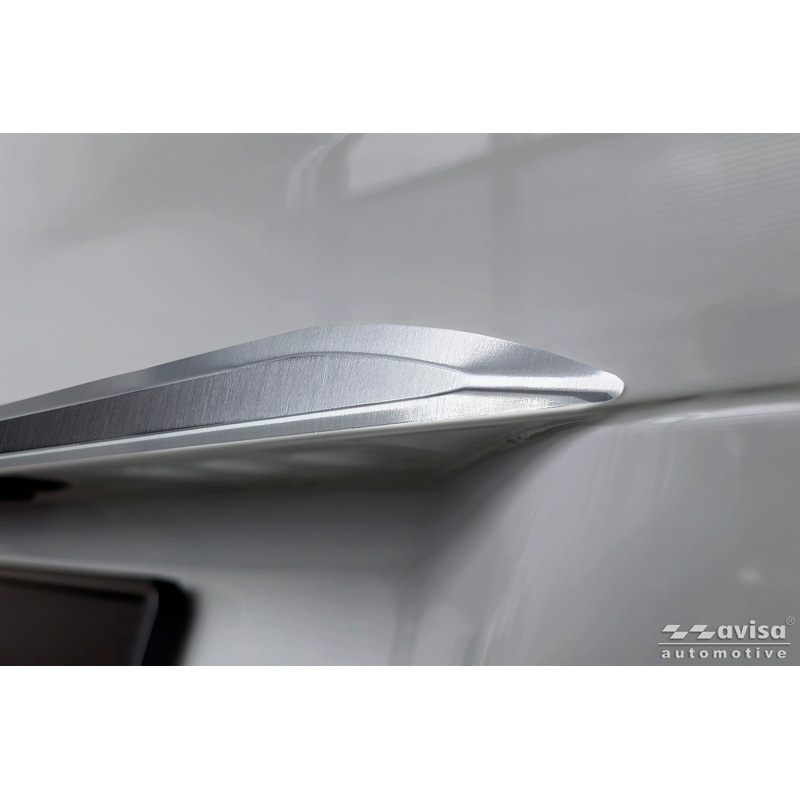 Avisa Revêtement d'habillage du hayon du coffre inox brossé sur mesure pour Mercedes Classe V (W447) 2014-2019, Facelift 2019-2024 & Facelift 2024-
