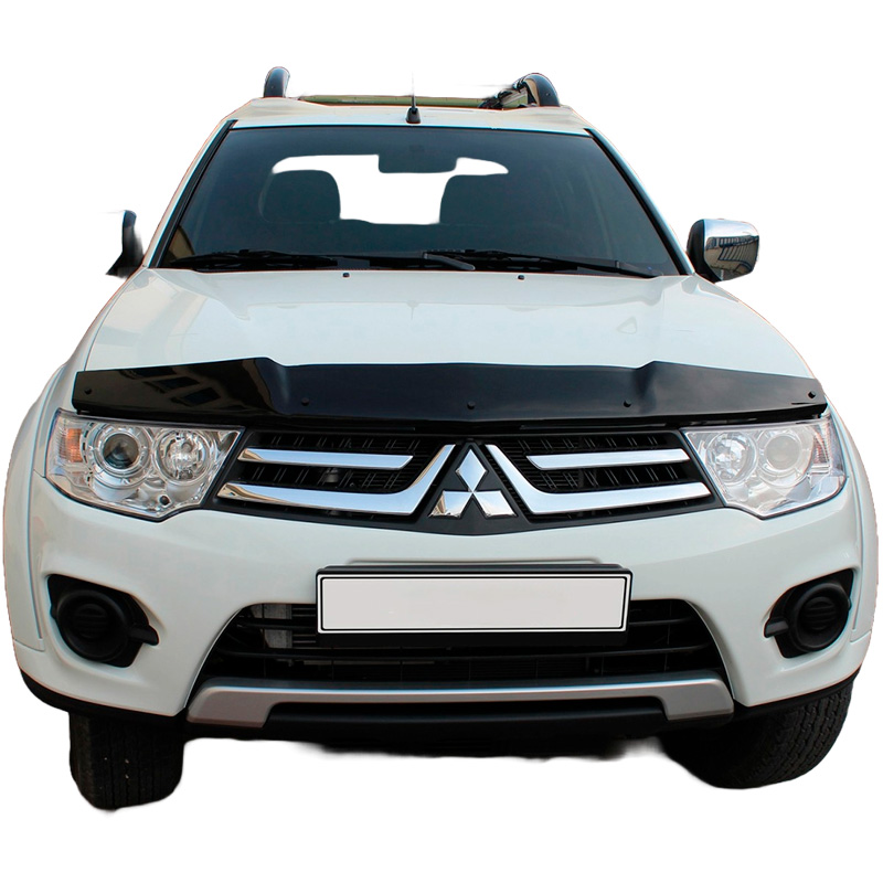 Protection du capot sur mesure pour Mitsubishi L200 Triton 4 2007-2014 - Noir brillant
