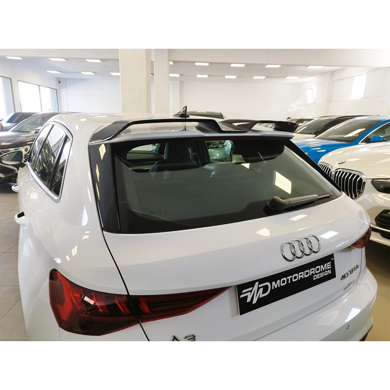 Motordrome Becquet de toit sur mesure pour Audi A3 (8Y) Sportback S-Line / S3 / RS3 2020-2024 incl. Facelift 2024- (PU)