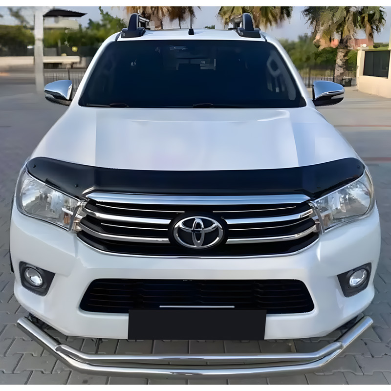 Protection du capot sur mesure pour Toyota Hilux 8ème Gen. 2015-2020 - Noir brillant