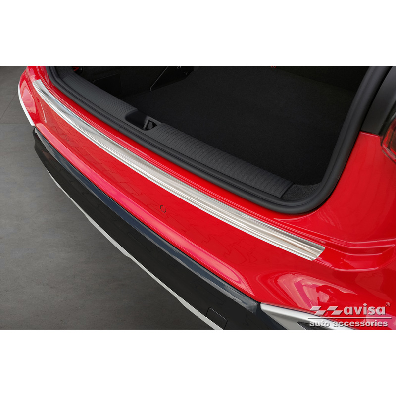 Protection de seuil arrière inox sur mesure pour Audi Q2 Facelift 2020-