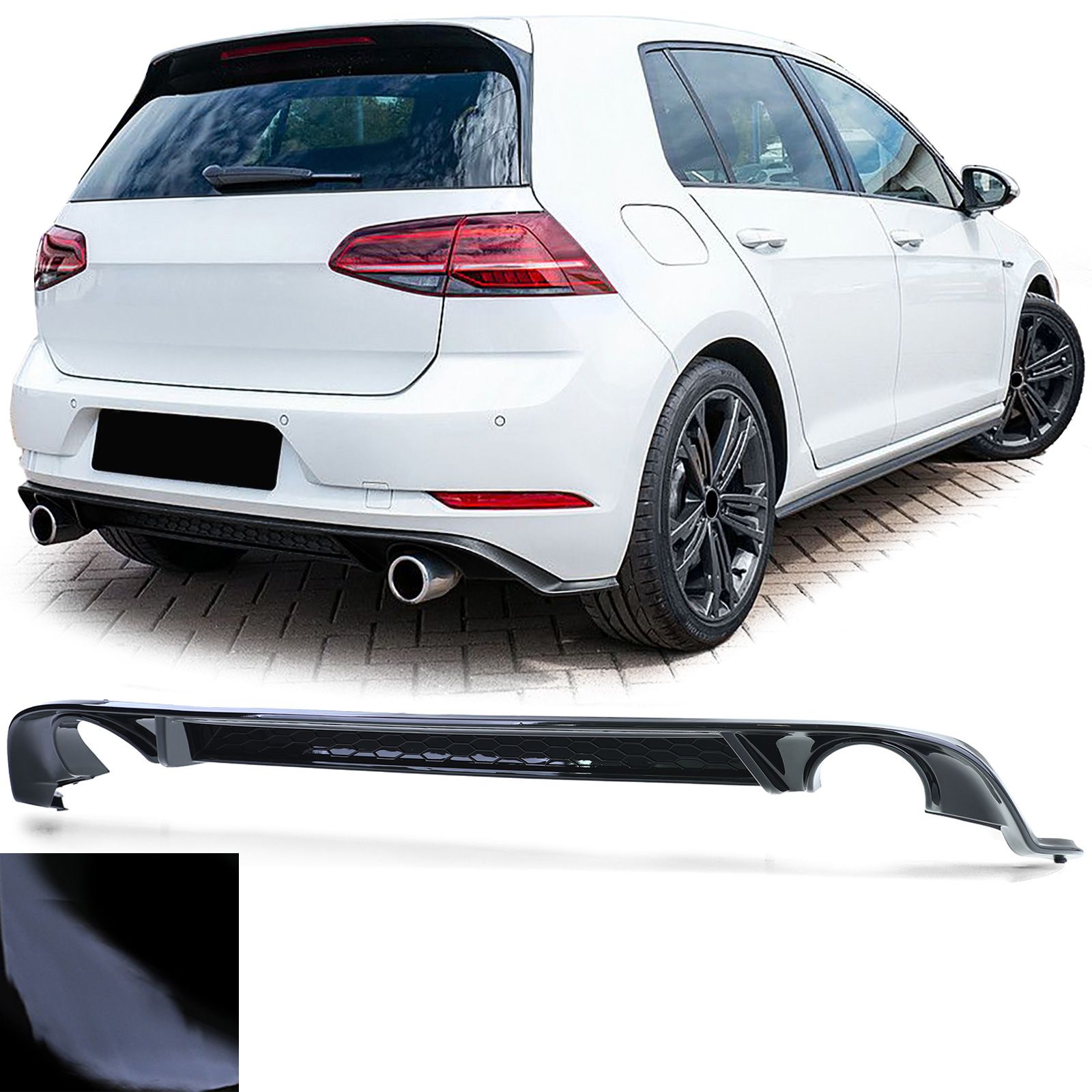 Achterdiffusor VW Golf 7