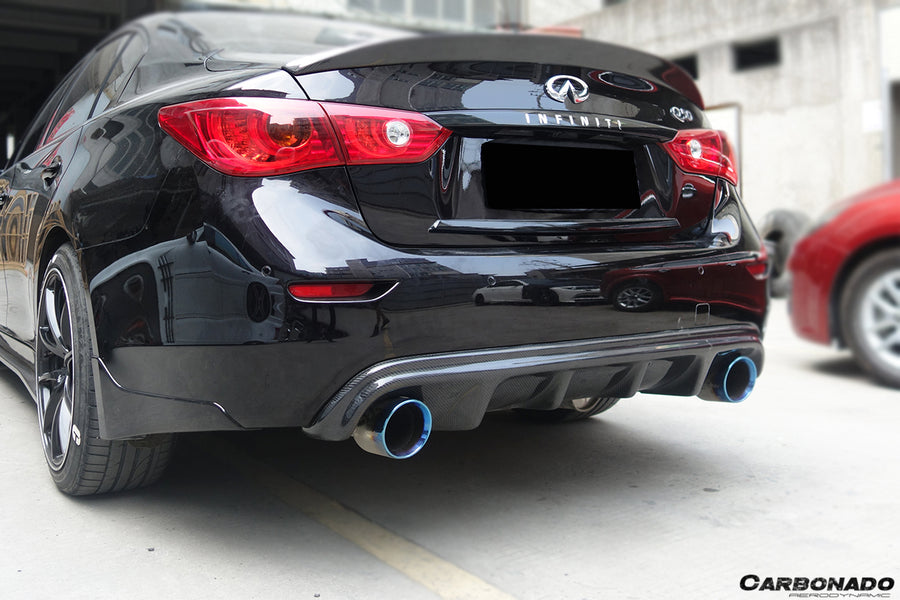 Infiniti Q50 Sedan VE Style Carbon Diffuser 2014-2017