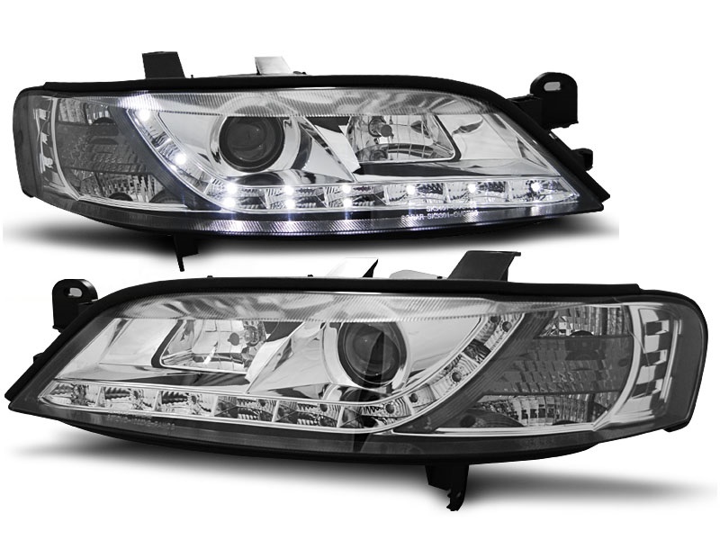 Headlights Opel Vectra B 99-02 Devil Eyes Dlite LED Chrome