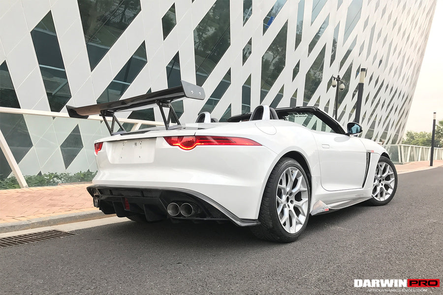 Jaguar F-Type Coupe/Convertible IMP Style Carbon Diffuser 2013-2017