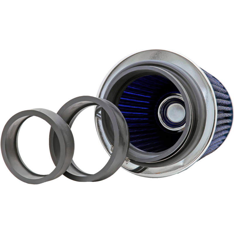 K&N RG-Serie Filtre à air universelle avec 3 diamètres d'installation Bleu (RG-1001BL-L)