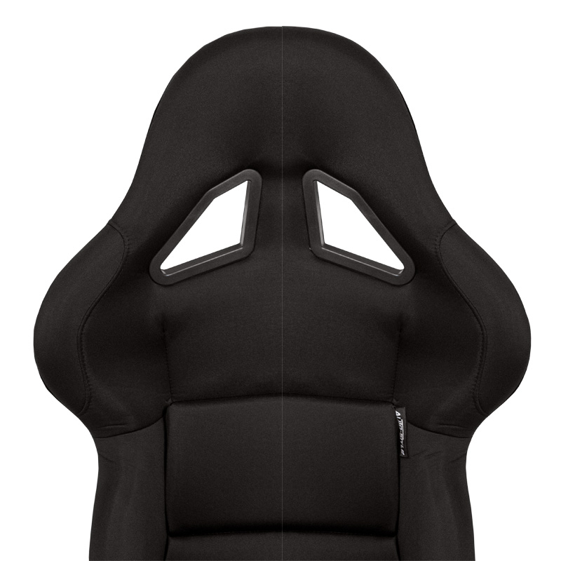 Siège baquet 'BS8' - Noir - Dossier fixe en polyester - incl. glissières