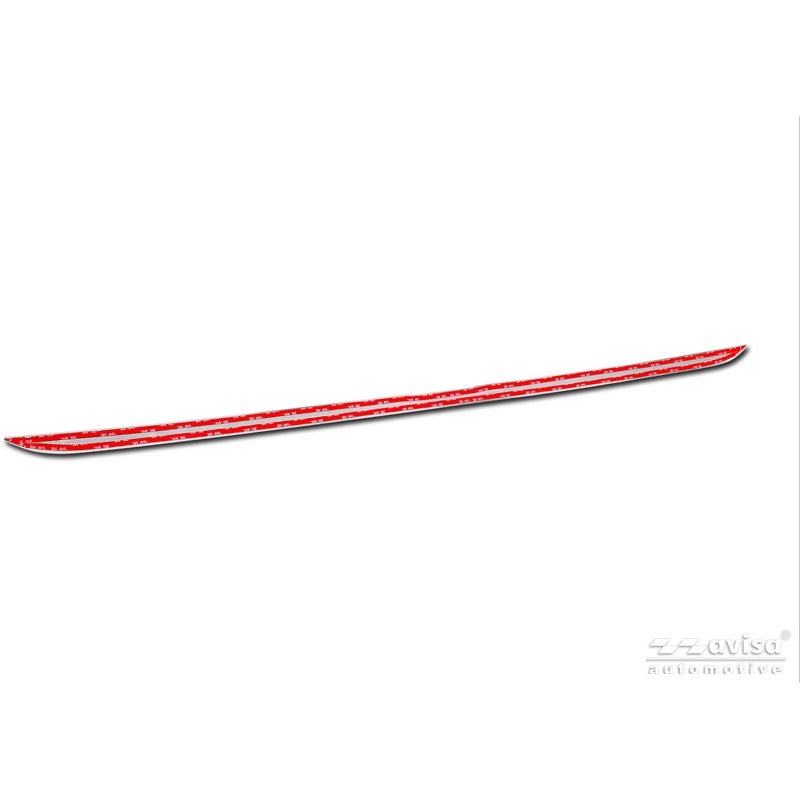 Avisa Moulure de hayon en inox brossé sur mesure pour Ford Tourneo Custom (V710) 2023-
