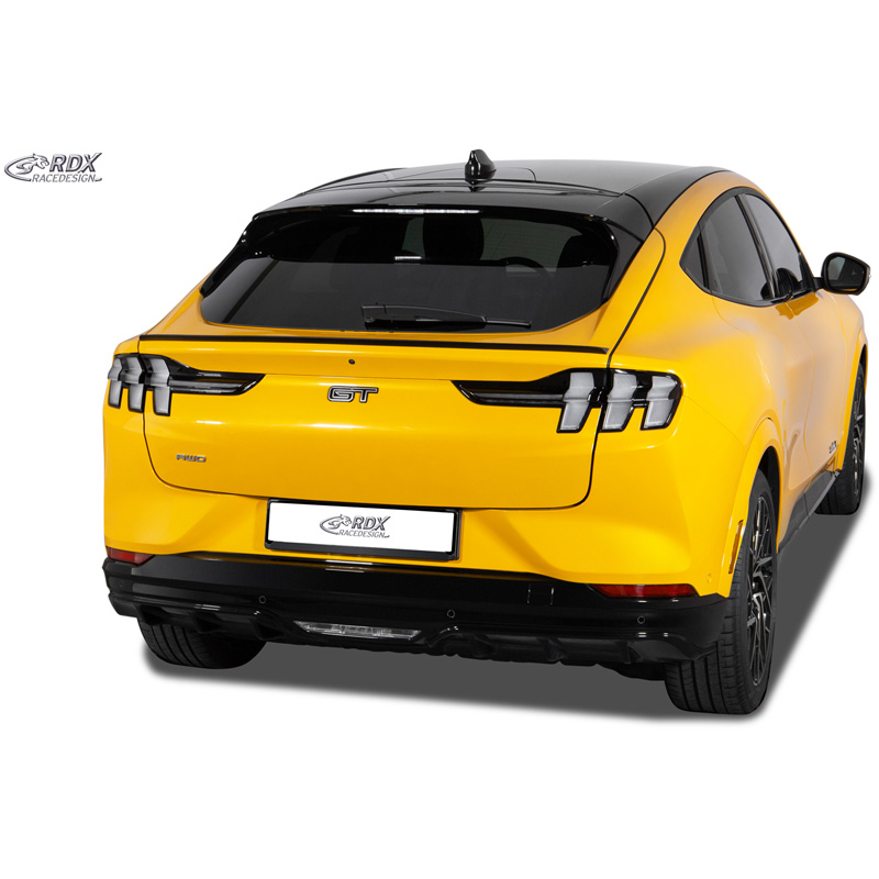 RDX Lèvre spoiler arrière sur mesure pour Ford Mustang Mach-E 2020- (ABS)