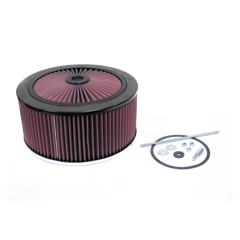 K&N Filtre à Air X-Stream - 186mm raccord, 235mm diamètre intérieur, 186mm hauteur (66-3140)