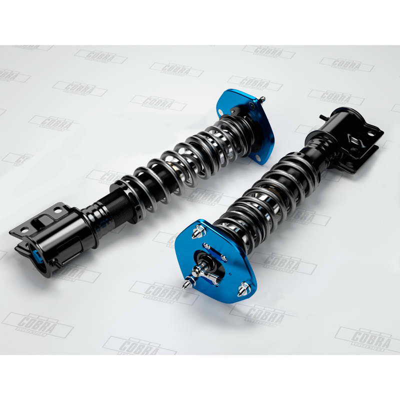 Kit Combiné fileté Cobra EVO-R sur mesure pour BMW Série 3 E30 Sedan (2WD) 316-325i/324D/TD (Ent. avant 51mm) --835 1982-1991 40-80/30-60mm
