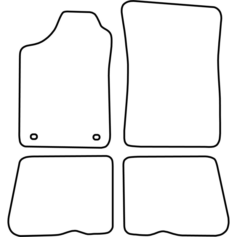 Set de tapis de sol sur mesure pour Renault 19 1988-1996