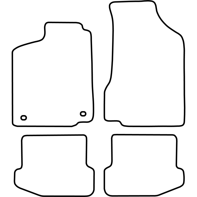 Set de tapis de sol sur mesure pour Seat Ibiza 1993-1999 / Cordoba 1994-2003
