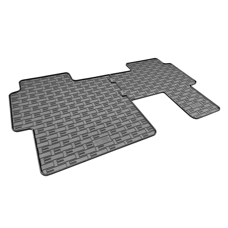 Set tapis de caoutchouc sur mesure pour Volkswagen ID.Buzz Bus 2022- (rangée de sièges scond) (2-pièces)
