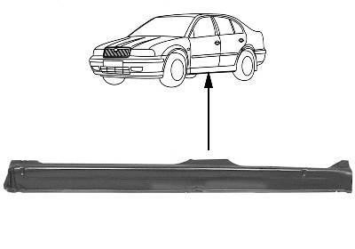 dorpel, links Skoda Octavia, 1996-2004