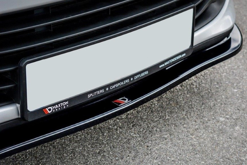 Voorspoiler Renault Clio 4 Maxton Design glans zwart