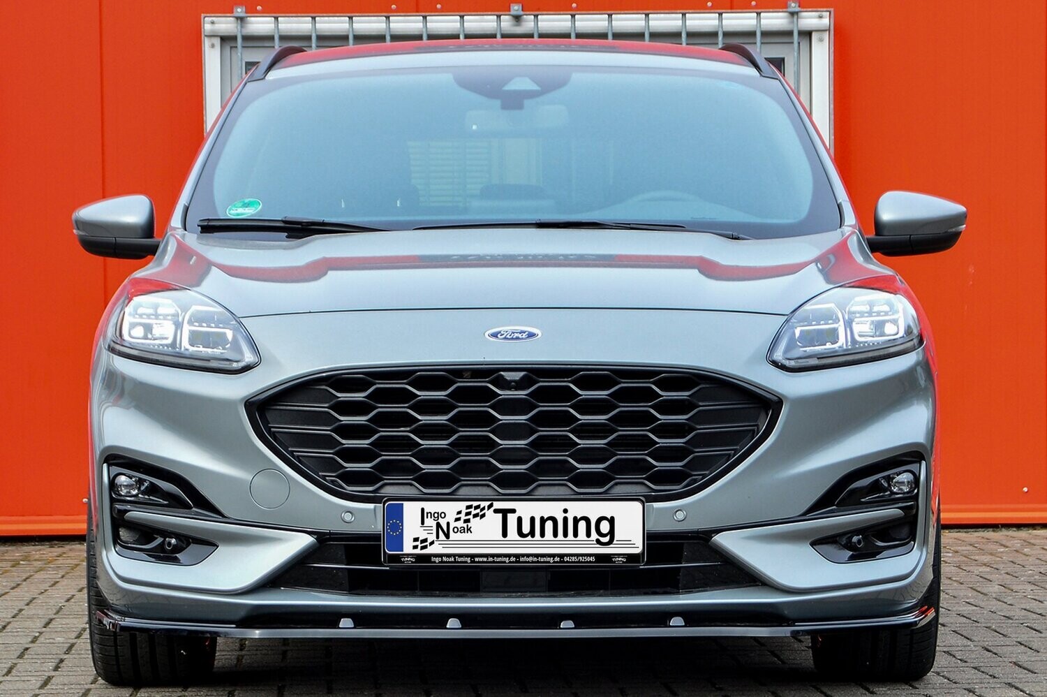 Voorspoilerlip Ford Kuga 3 DFK 2019- Glans Zwart
