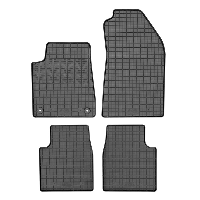 CIKCAR Set tapis de caoutchouc sur mesure pour Opel Frontera / Citroën C3 Aircross 2024- (Benzine) (4-pièces + points de fixage)
