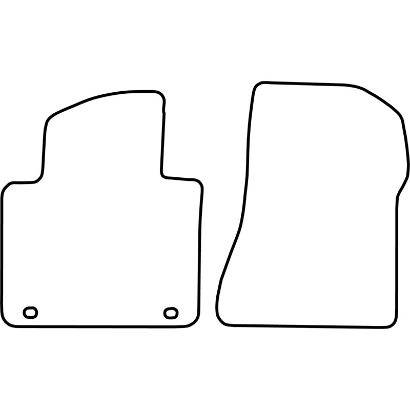 Set de tapis de sol sur mesure pour Nissan NV200 2010-
