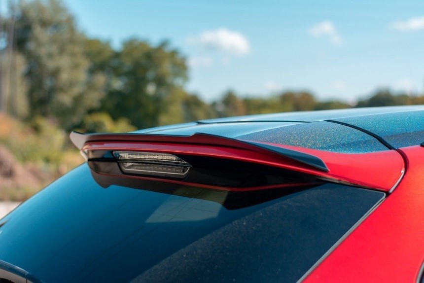 Spoiler uitbreiding Peugeot 508 Maxton Design glans zwart