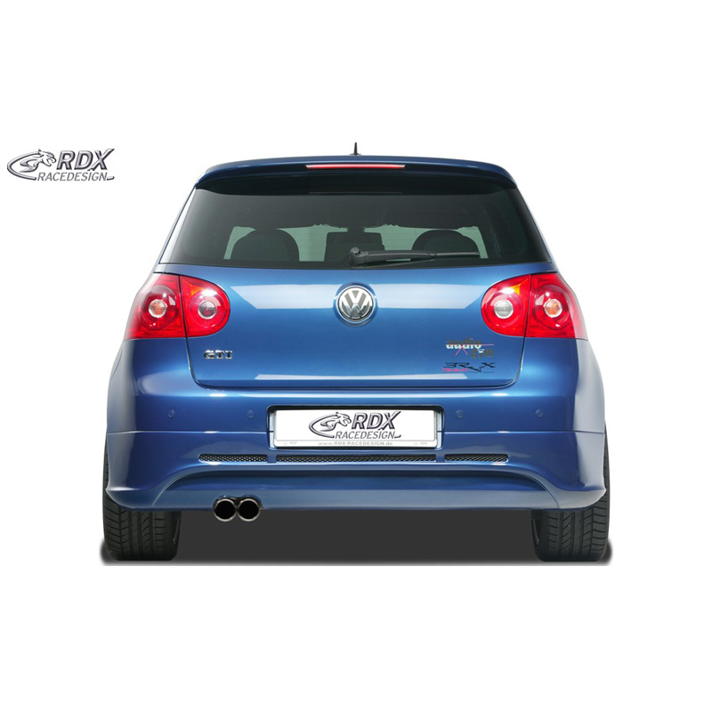 Jupe arrière sur mesure pour Volkswagen Golf V GTI/R Hatchback 3/5-portes 2003-2008 (échappement à gauche) excl. Variant/Plus (ABS)