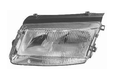 koplamp, H7+H1, elektr verstelb, rechts VW Passat, 1996-2000