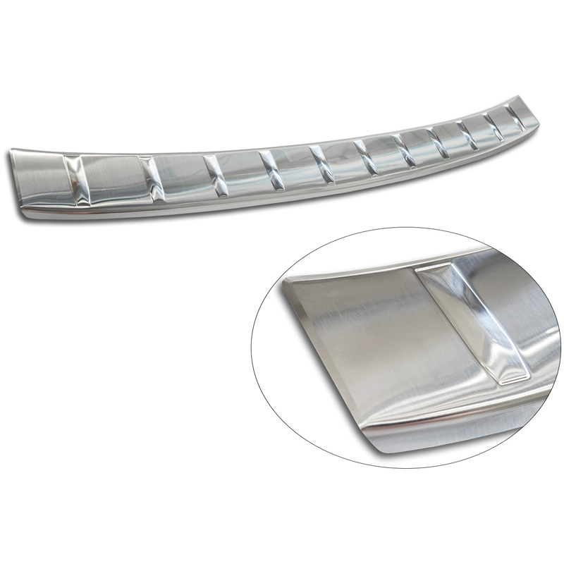 Avisa Protection de seuil arrière inox sur mesure pour Audi A5 Avant (B10) 2024- 'Ribs'
