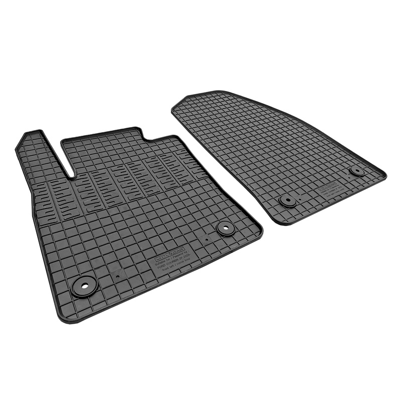 Set tapis de caoutchouc sur mesure pour Ford Transit Courier 2023- (2-pièces + points de fixage)