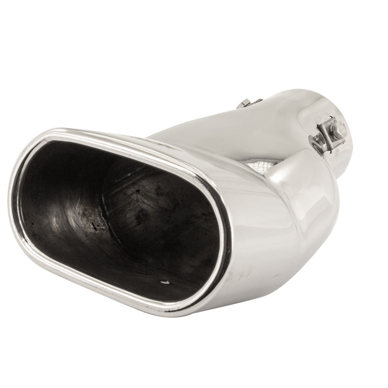 Simoni Racing Embout d'Échappement Rectangle Inox - 117x68xL190mm - Montage ->63mm