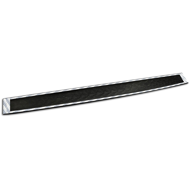 Avisa Protection de seuil arrière en aluminium noir mat sur mesure pour Renault Trafic III / Nissan NV300 2014- / Opel Vivaro 2014-2019 & Fiat Talento 2016-2021 '3mm Riffled Plate'