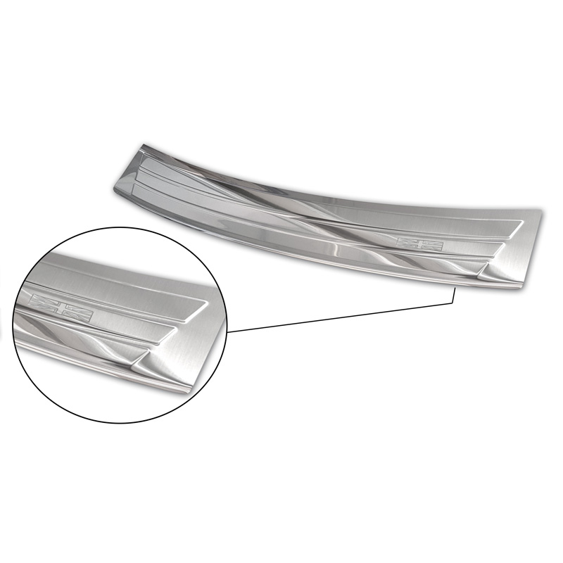 Protection de seuil arrière inox sur mesure pour Mini Countryman R60 2010-2014 'British Flag'