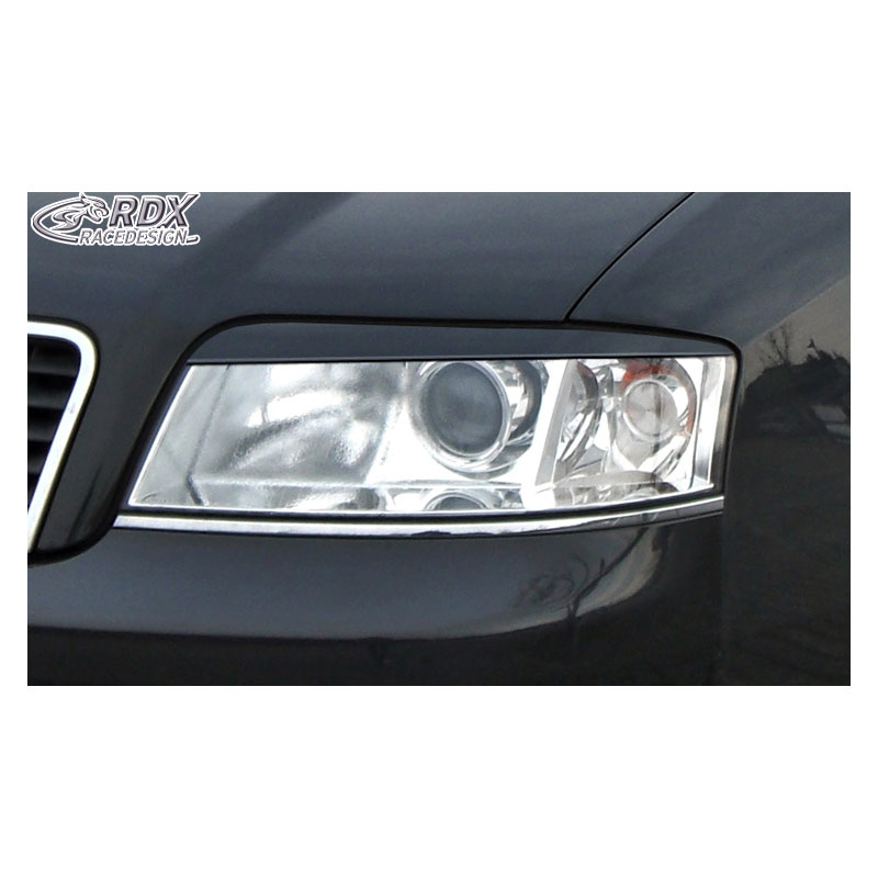 Spoilers de phares sur mesure pour Audi A6 4B/C5 2001-2004 (ABS)