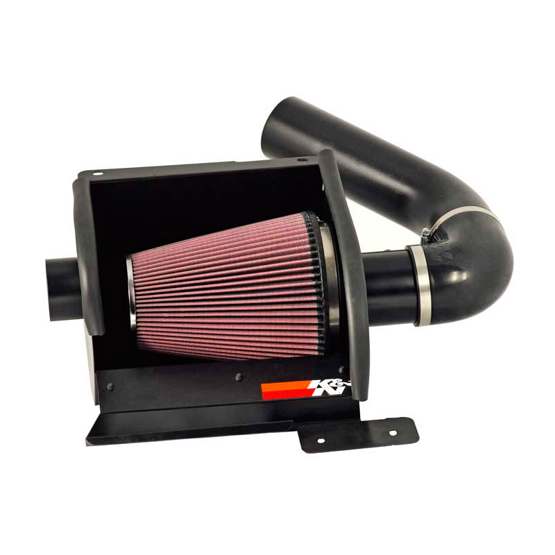 K&N Kit d'admission High Performance sur mesure pour Ford E150/E250/E350/E450/E550 5.4l V8/6.8L V10 1997-2019 - Noir (77-2570KTK)