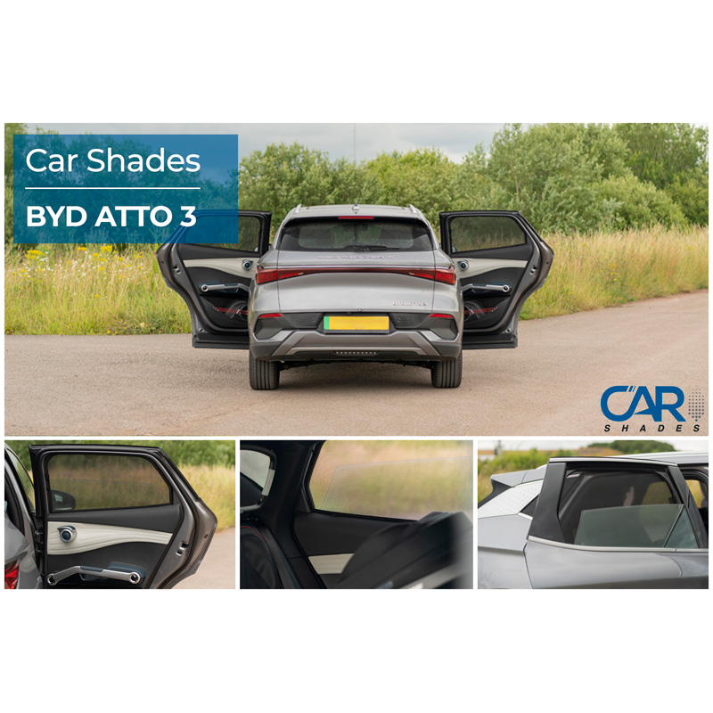 Set de Car Shades (portes arrières) sur mesure pour BYD ATTO 3 5 portes 2022- (2-pièces)