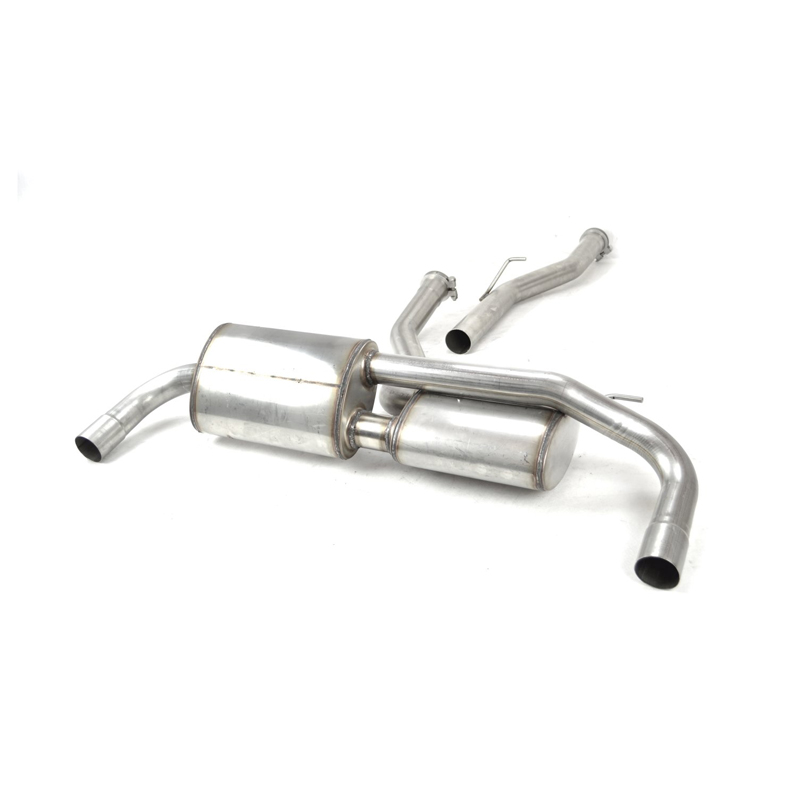 Échappement inoxydable double sur mesure pour Alfa Romeo Giulia 2.0t 206kW/280cv 2016- incl. Q4