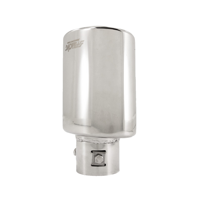 Simoni Racing Embout d'Échappement Ovale Inox - 119x76xL178mm - Montage ->55mm