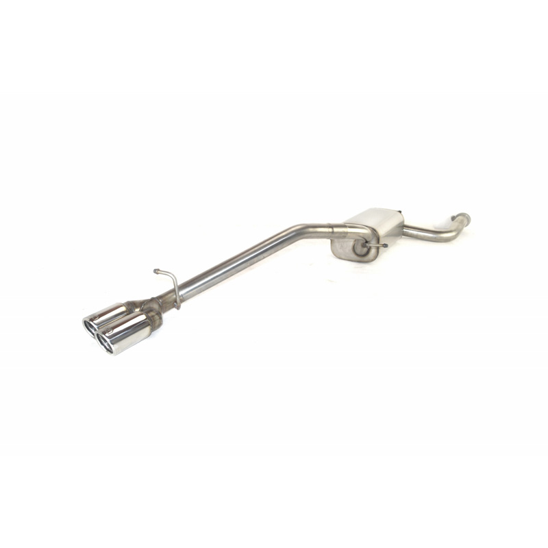 Échappement inoxydable sur mesure pour Ford Focus II HB 1.4 16V 59kW/1.6 16v 74/85kW/1.8 16V 92kW/2.0 16V 107kW/1.8 TDCi 85kW 2005-2010 2x 70mm