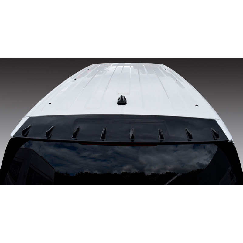 RGM Becquet de toit sur mesure pour Volkswagen ID.Buzz 2022- (Bus/Cargo) (modèles avec hayon arrière) - Noir Brillant (ABS)