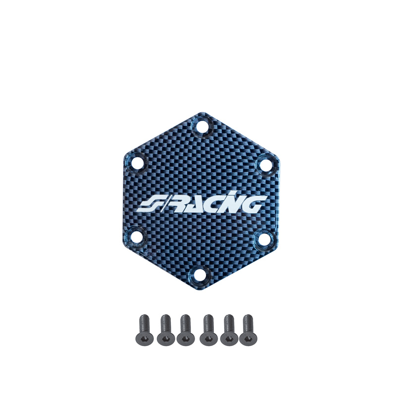 Simoni Racing Couverture de klaxon pour volant sport - Look-Carboné
