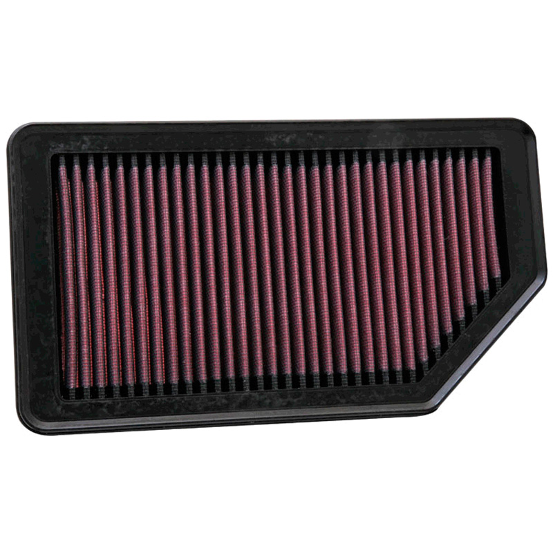 K&N Filtre à air de remplacement sur mesure pour Hyundai Accent 1.4, 1.6 2012-2016 / Veloster 1.6 2011-2016 / Kia Rio 1.1, 1.4, 1.6 2011-2015 / Rio5 1.6 2012-2015 / Soul 1.6, 2.0 2012-2016 (33-2472)