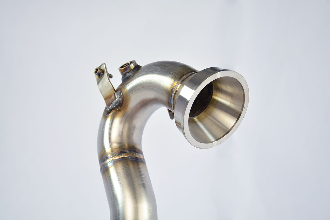 695 ABARTH 1.4T "Tributo Ferrari" (180 Hp) "Monotubo" 2009 Turbo downpipe kit (Replaces catalytic co
