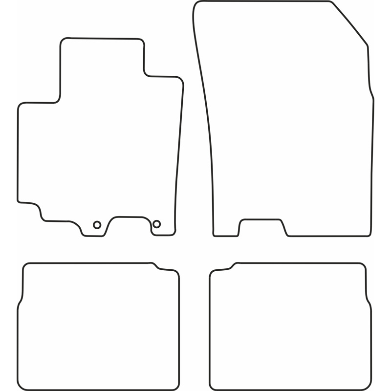 Set de tapis de sol sur mesure pour Suzuki SX4 S-Cross 2013-2016 & 2016-