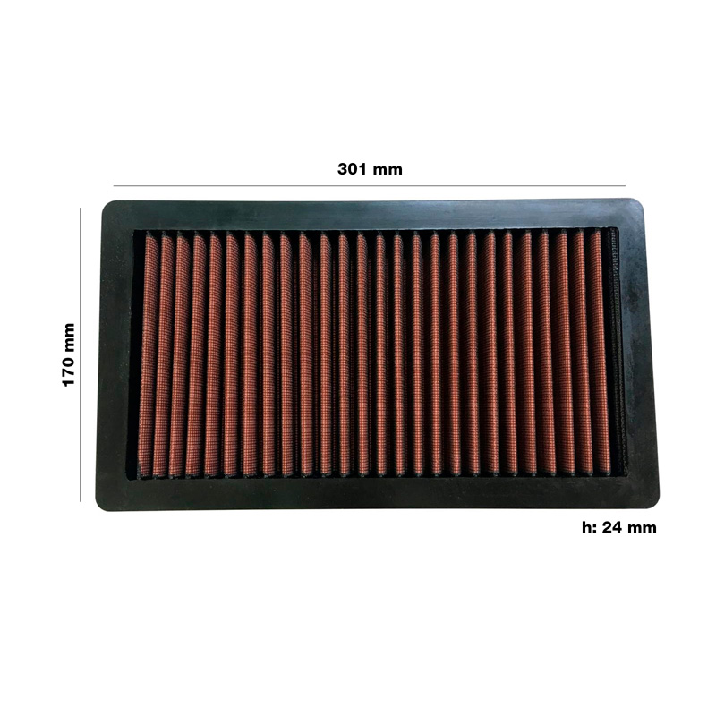 Simoni Racing Filtre à air de Remplacement sur mesure pour Alfa Romeo 33/145/146 & Lancia Delta/Prisma