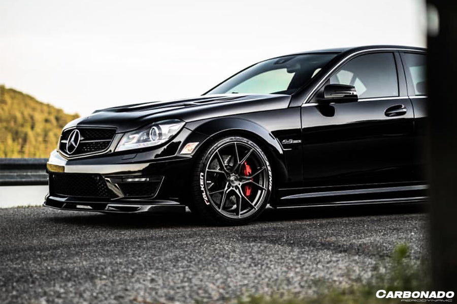 Mercedes Benz W204 C63 AMG VS Style Carbon Fiber Voorspoiler 2012-2014