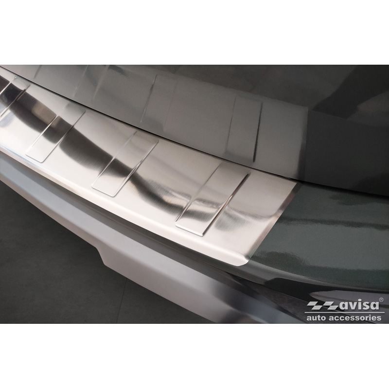 Protection de seuil arrière inox sur mesure pour SsangYong Torres (J100) 2022- 'Ribs'