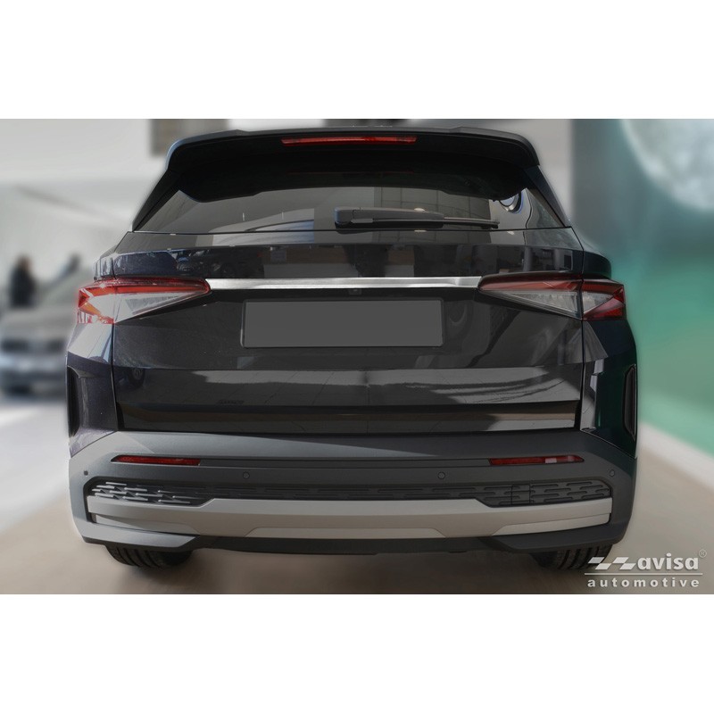 Avisa Revêtement d'habillage du hayon du coffre inox brossé sur mesure pour Skoda Elroq 2025-