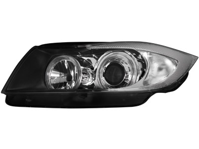 Phares BMW 3 serie E90 Angel Eyes noire